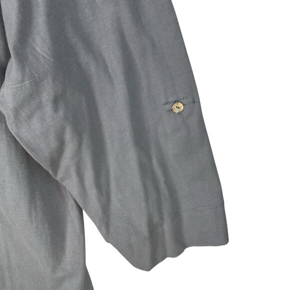 New Direction Tunic Top Womens Large Embroidered Floral Cotton Knit Boho Cottage - Picture 7 of 7